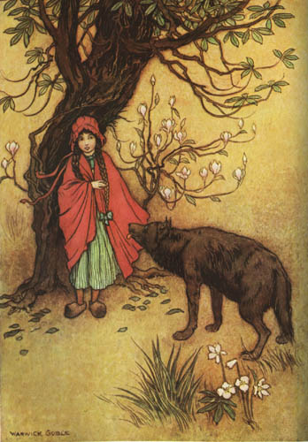 Little Red Riding Hood Goble Image
